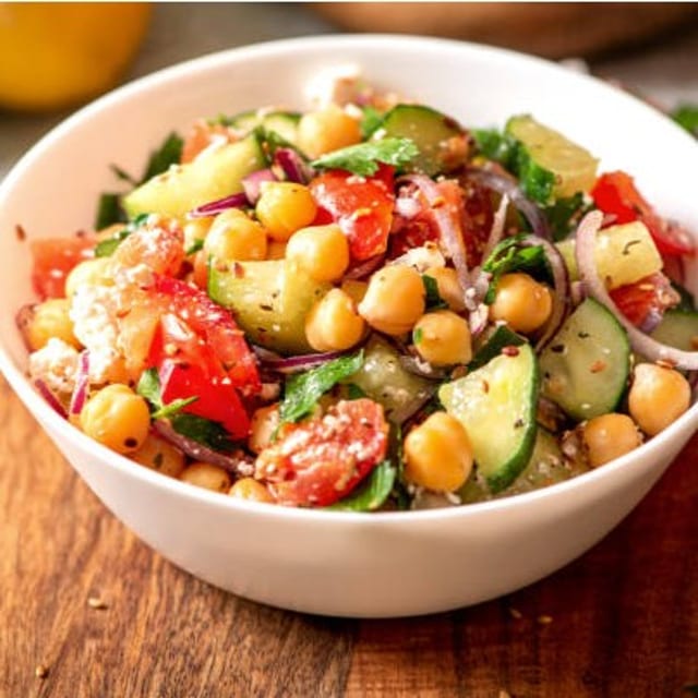 Cold Garbanzo Salad.