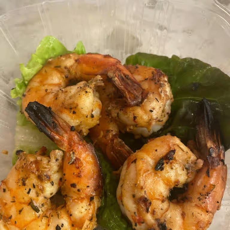 Skewer Shrimp.