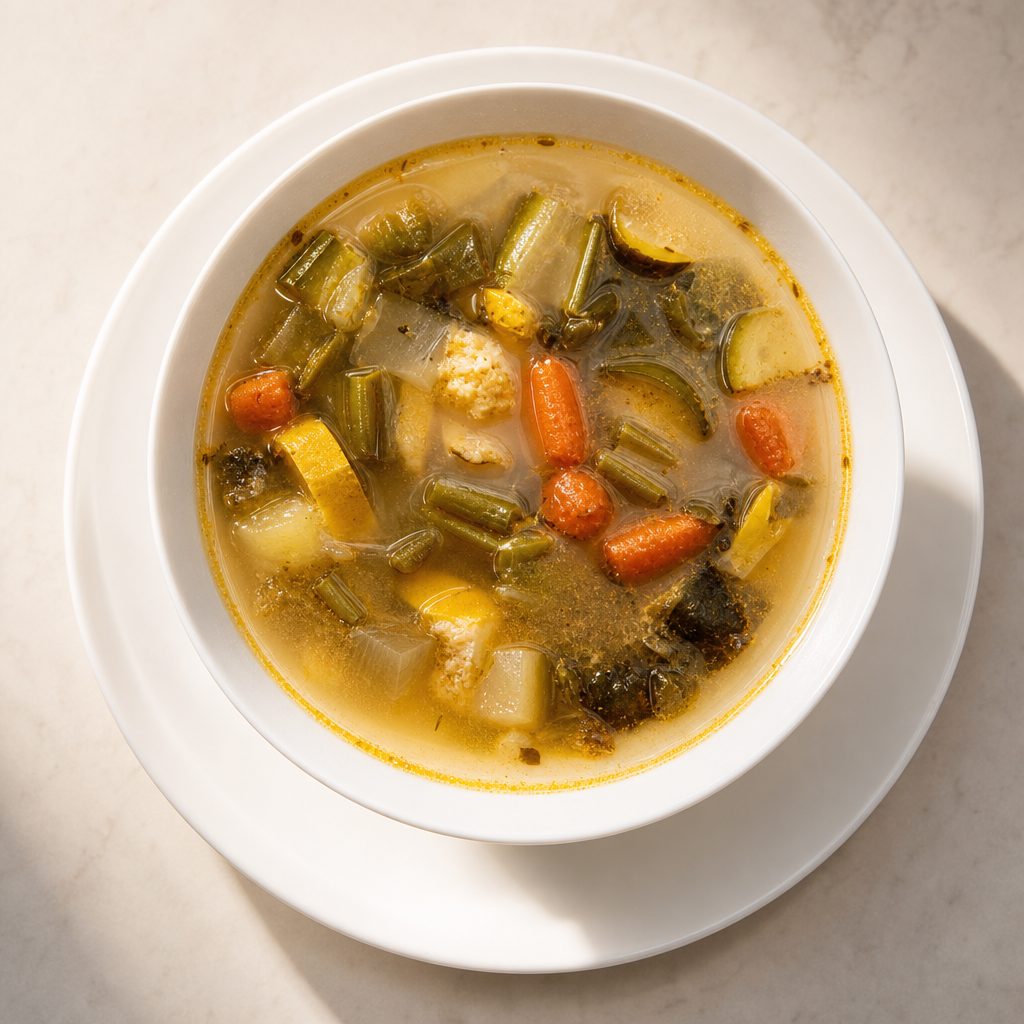 Vegetable Chicken Soup.