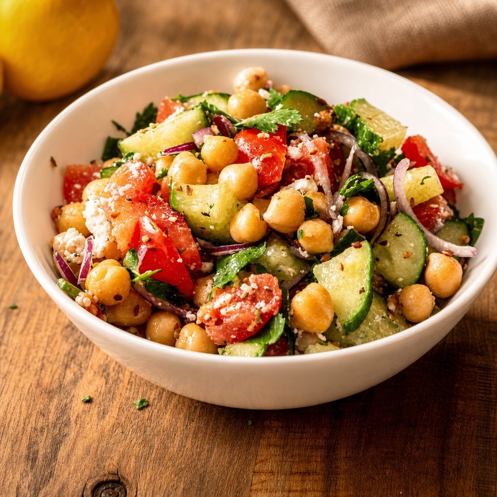 Cold Garbanzo Salad.