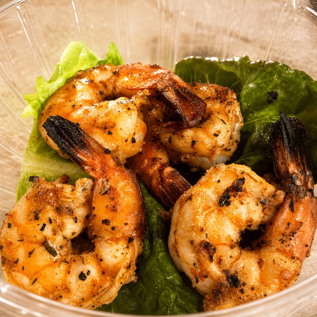 Skewer Shrimp.